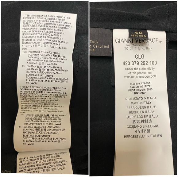 Versace crystal strap midi dress new 6 size - Picture 5 of 6